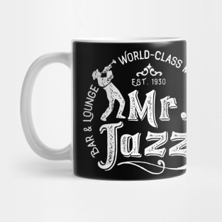 Vintage Jazz Club Design Mug